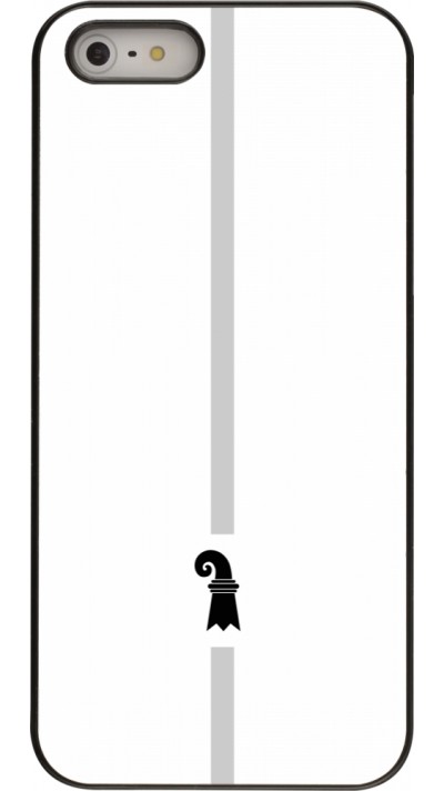 Coque iPhone 5/5s / SE (2016) - Canton BS blanc