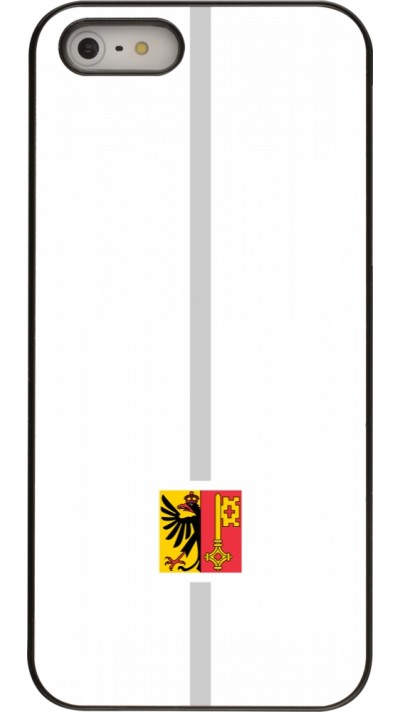 Coque iPhone 5/5s / SE (2016) - Canton GE blanc