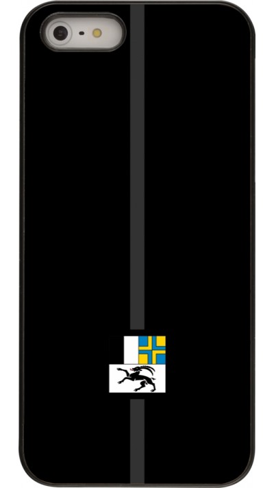 Coque iPhone 5/5s / SE (2016) - Canton GR noir