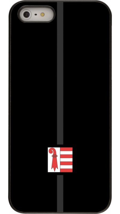 Coque iPhone 5/5s / SE (2016) - Canton JU noir