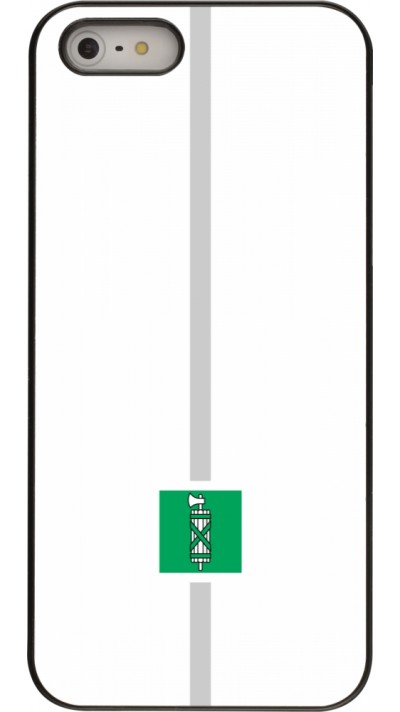 Coque iPhone 5/5s / SE (2016) - Canton SG blanc