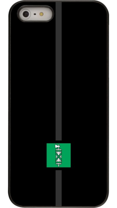 Coque iPhone 5/5s / SE (2016) - Canton SG noir