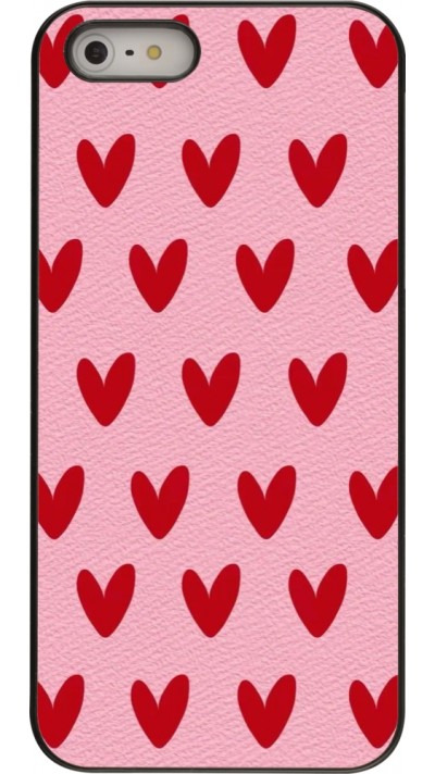 Coque iPhone 5/5s / SE (2016) - Saint Valentines Day 26 Pattern heart