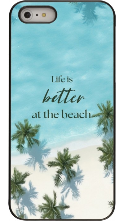 Coque iPhone 5/5s / SE (2016) - Summer 2025 Life is better at the beach