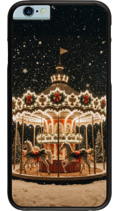 iPhone 6/6s Case Hülle - Christmas 25 Carousel