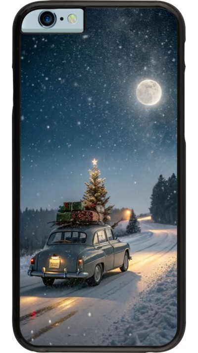 iPhone 6/6s Case Hülle - Christmas 25 Car with Tree Xmas