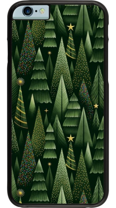iPhone 6/6s Case Hülle - Christmas 25 Pattern Xmas Tree