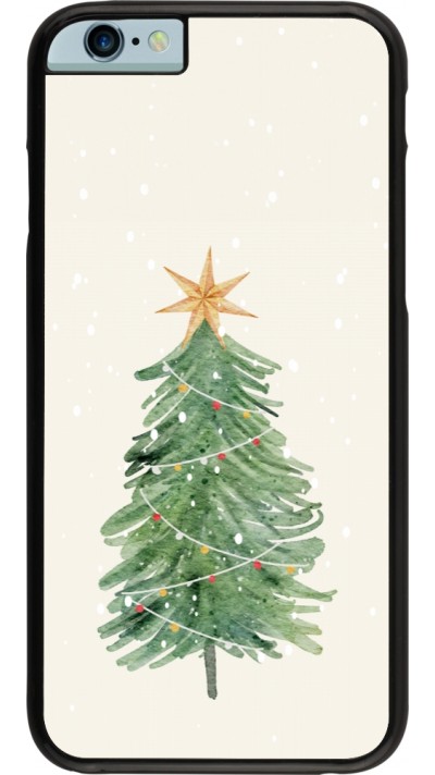 iPhone 6/6s Case Hülle - Christmas 25 Sketch Tree