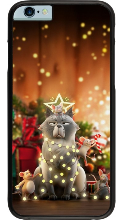 iPhone 6/6s Case Hülle - Christmas 25 Xmas Cat
