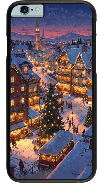 iPhone 6/6s Case Hülle - Christmas 25 Xmas Village