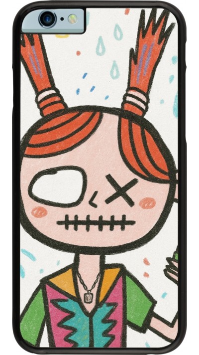 Coque iPhone 6/6s - Little Girl Sketch