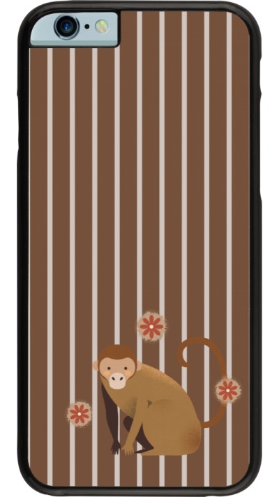 Coque iPhone 6/6s - Monkey with stripes