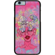 Coque iPhone 6/6s - Psychedelic pink mushroom