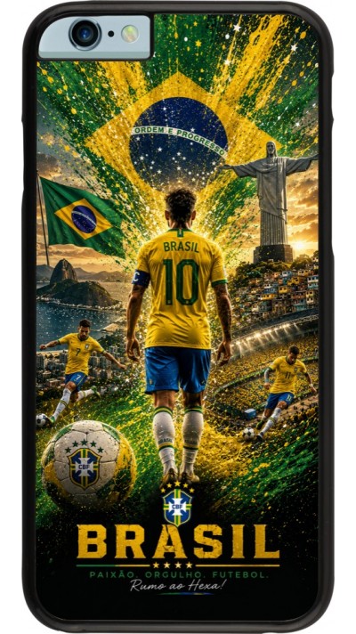 iPhone 6/6s Case Hülle - Fussball Brasilien splash 2026
