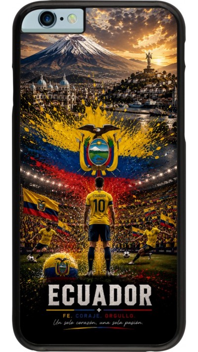 iPhone 6/6s Case Hülle - Fussball Ecuador splash 2026