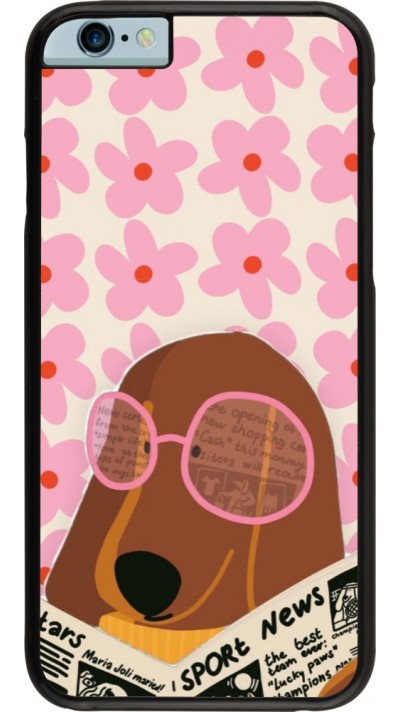 Coque iPhone 6/6s - Dog with newspaper Spring 2026