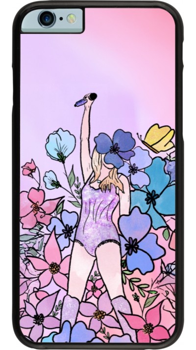Coque iPhone 6/6s - Taylor Swift Sketch - Pink