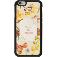 Coque iPhone 6/6s - Silicone rigide noir Trust the process Spring 2026