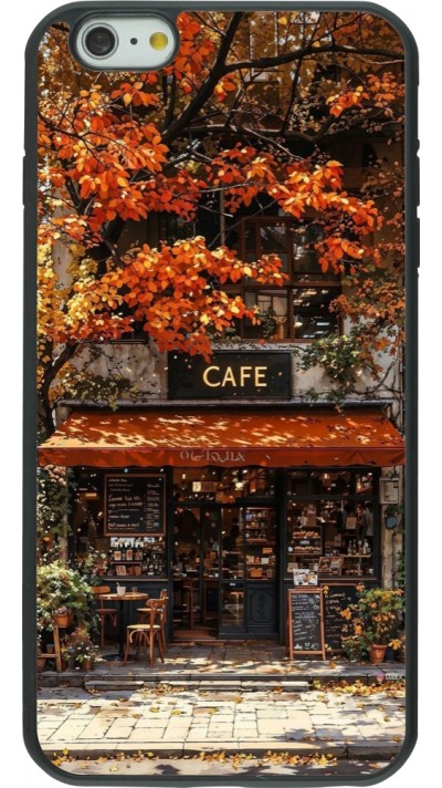 Coque iPhone 6 Plus / 6s Plus - Silicone rigide noir Autumn 25 Coffee shop
