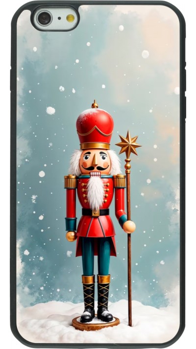 iPhone 6 Plus / 6s Plus Case Hülle - Silikon schwarz Christmas 25 Nutcracker Snow