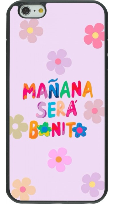 Coque iPhone 6 Plus / 6s Plus - Silicone rigide noir Karol G Manana sera bonito