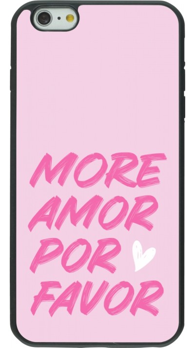 iPhone 6 Plus / 6s Plus Case Hülle - Silikon schwarz More amor porfavor iPhone 6 Plus / 6s Plus Case Hülle - Silikon schwarz More amor porfavor