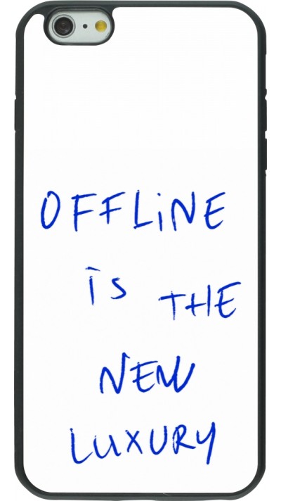 Coque iPhone 6 Plus / 6s Plus - Silicone rigide noir Offline is the new luxury