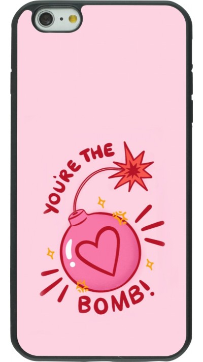 Coque iPhone 6 Plus / 6s Plus - Silicone rigide noir Saint Valentines Day 26 You are the bomb