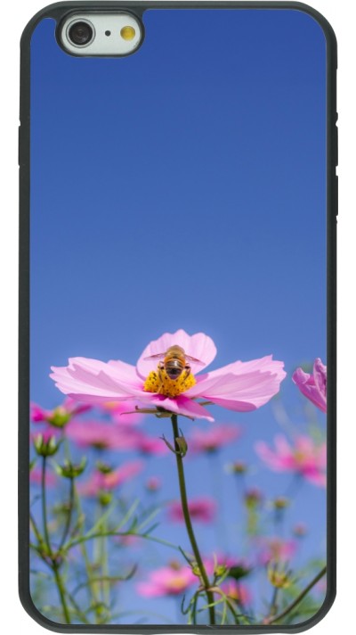 iPhone 6 Plus / 6s Plus Case Hülle - Silikon schwarz Bee on a flower Spring 2026