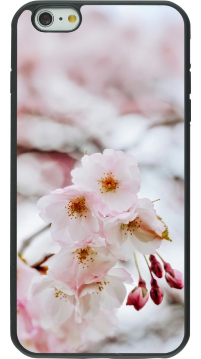 iPhone 6 Plus / 6s Plus Case Hülle - Silikon schwarz Cherry tree Spring 2026