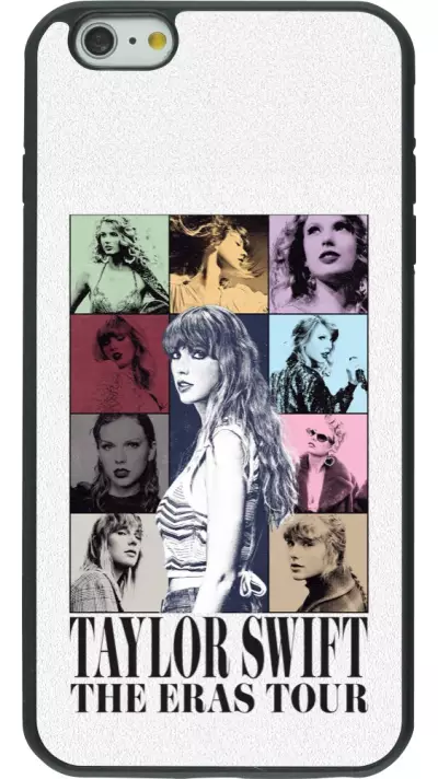 Coque iPhone 6 Plus / 6s Plus - Silicone rigide noir Taylor Swift The Eras Tour