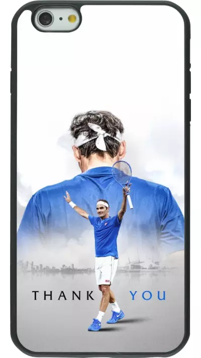 Coque iPhone 6 Plus / 6s Plus - Silicone rigide noir Thank you Roger