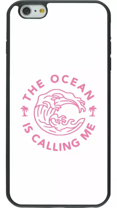 Coque iPhone 6 Plus / 6s Plus - Silicone rigide noir The Ocean is calling me