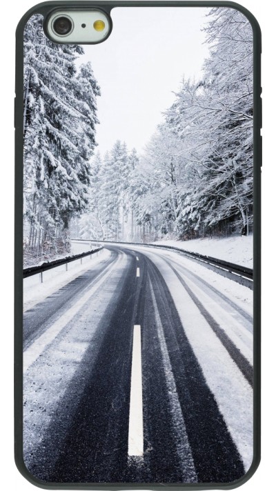 iPhone 6 Plus / 6s Plus Case Hülle - Silikon schwarz Winter 22 Snowy Road iPhone 6 Plus / 6s Plus Case Hülle - Silikon schwarz Winter 22 Snowy Road