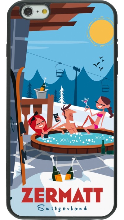iPhone 6 Plus / 6s Plus Case Hülle - Silikon schwarz Zermatt Mountain Jacuzzi iPhone 6 Plus / 6s Plus Case Hülle - Silikon schwarz Zermatt Mountain Jacuzzi