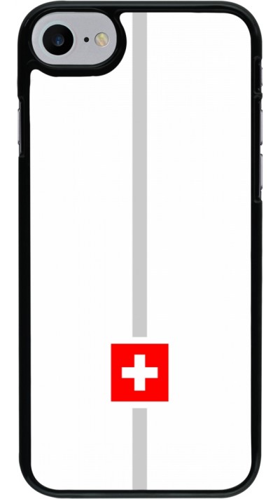 Coque iPhone 7 / 8 / SE (2020, 2022) - Canton CH blanc