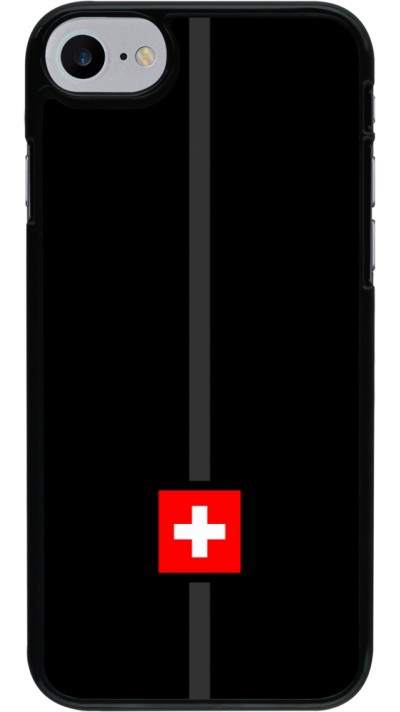 Coque iPhone 7 / 8 / SE (2020, 2022) - Canton CH noir
