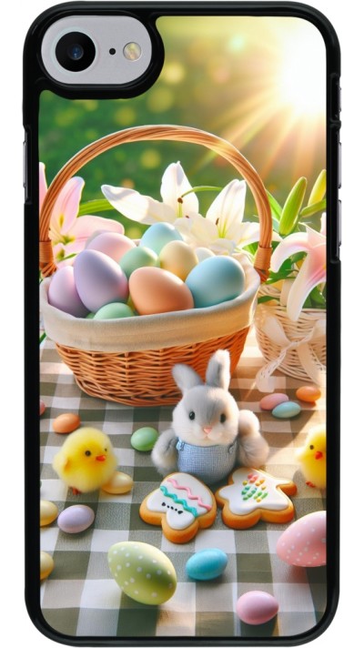 Coque iPhone 7 / 8 / SE (2020, 2022) - Easter 2025 Panier Pâques