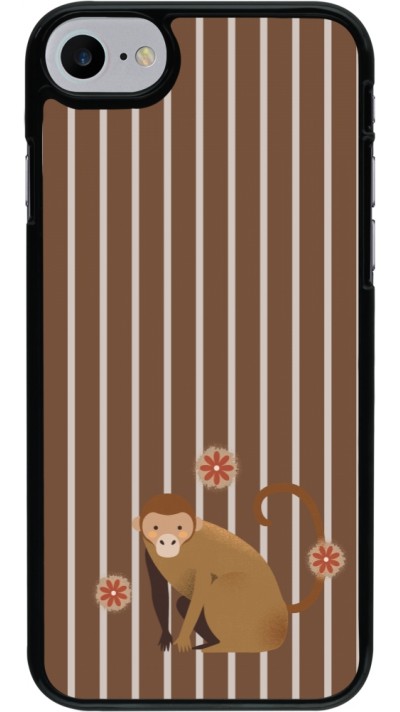iPhone 7 / 8 / SE (2020, 2022) Case Hülle - Monkey with stripes iPhone 7 / 8 / SE (2020, 2022) Case Hülle - Monkey with stripes