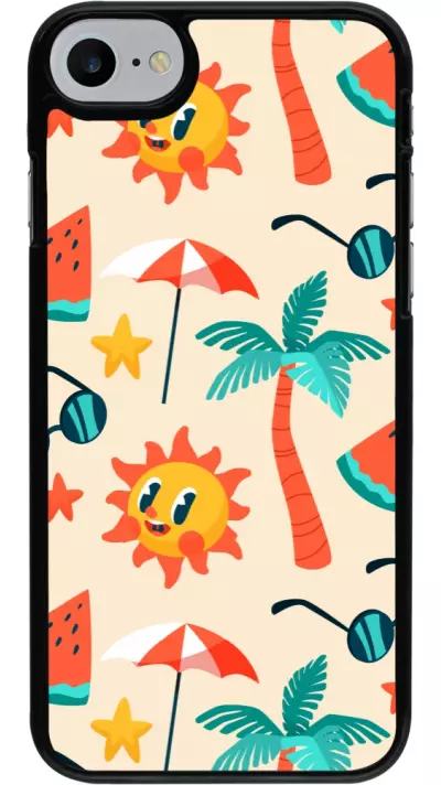 Coque iPhone 7 / 8 / SE (2020, 2022) - Summer 2025 Pattern soleil