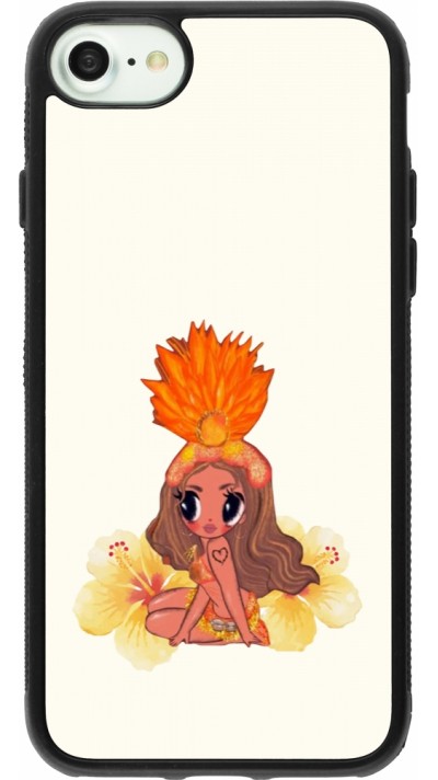 Coque iPhone 7 / 8 / SE (2020, 2022) - Silicone rigide noir Karol G Tropicoqueta