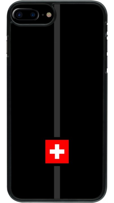 Coque iPhone 7 Plus / 8 Plus - Canton CH noir