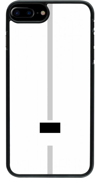 Coque iPhone 7 Plus / 8 Plus - Canton FR blanc