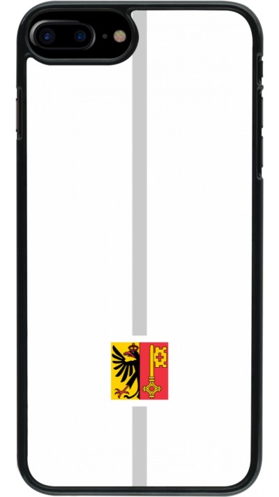 Coque iPhone 7 Plus / 8 Plus - Canton GE blanc