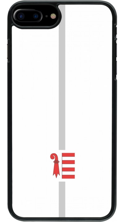 Coque iPhone 7 Plus / 8 Plus - Canton JU blanc