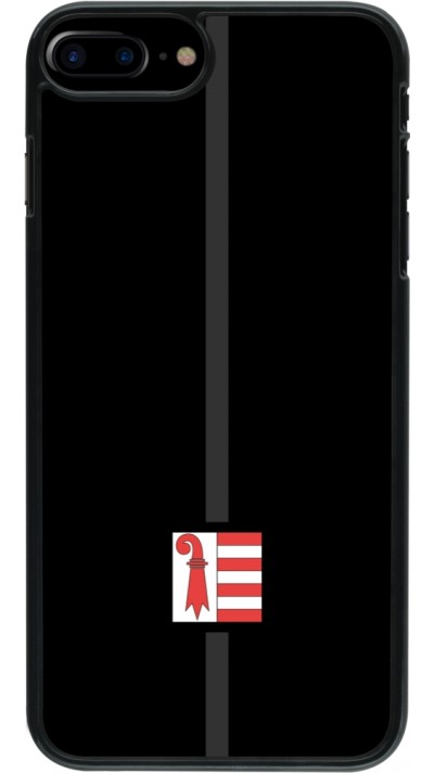 Coque iPhone 7 Plus / 8 Plus - Canton JU noir