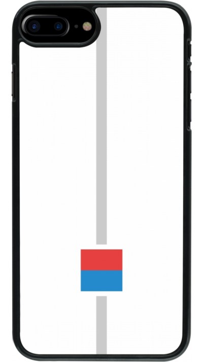 Coque iPhone 7 Plus / 8 Plus - Canton TI blanc