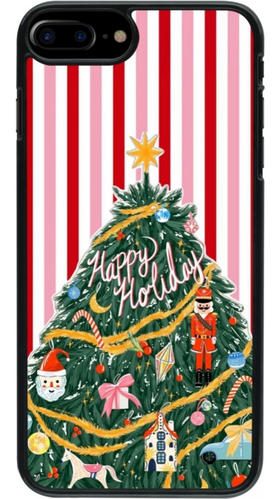 iPhone 7 Plus / 8 Plus Case Hülle - Christmas 25 Happy Holiday