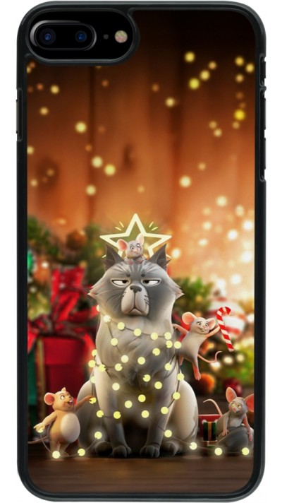 iPhone 7 Plus / 8 Plus Case Hülle - Christmas 25 Xmas Cat