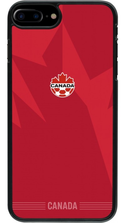 Coque iPhone 7 Plus / 8 Plus - Maillot de football Canada 2026 personnalisable